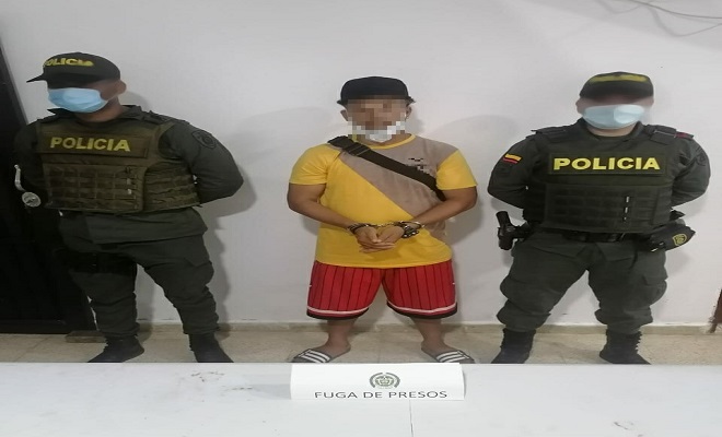 Lo capturamos en Tutunendo Chocó incumpliendo prisión domiciliaria