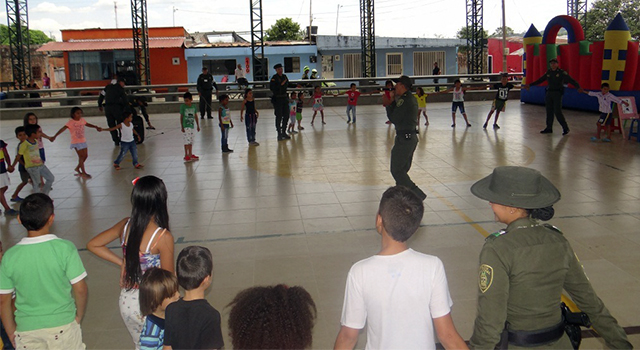 La Policía Nacional-reafirma su compromiso-con la niñez-en el Meta