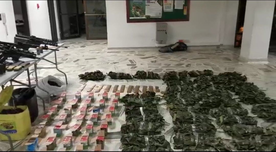 Material de guerra incautado