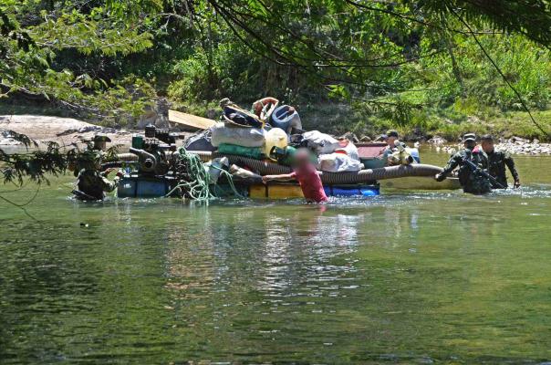 la lucha frontal contra la minería ilegal