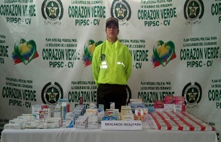 Policía incauta gran cantidad de medicamentos