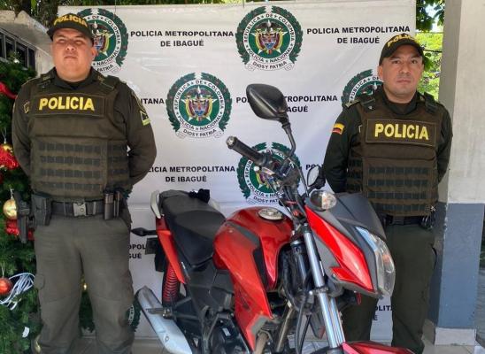 Mediante planes de control recuperamos una motocicleta hurtada en el barrio El Bunde.