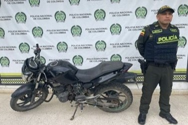 recuperamos motocicleta en aguachica