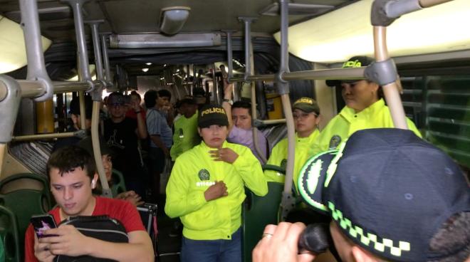 Campaña anti abuso sexual y anti hurto a usurarias del sistema de transporte masivo