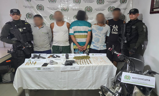 Capturados seis presuntos integrantes del Clan del Golfo