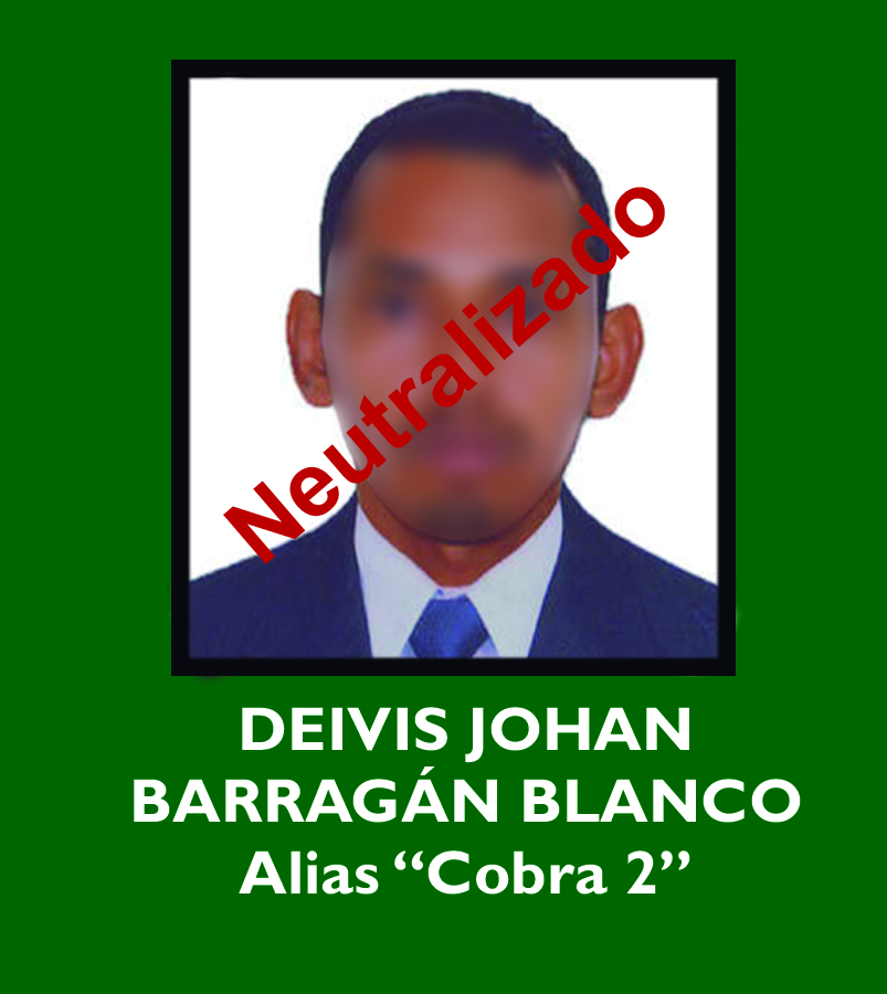 Cayó ‘Cobra 2’, cabecilla del ‘Clan del Golfo’ en Córdoba