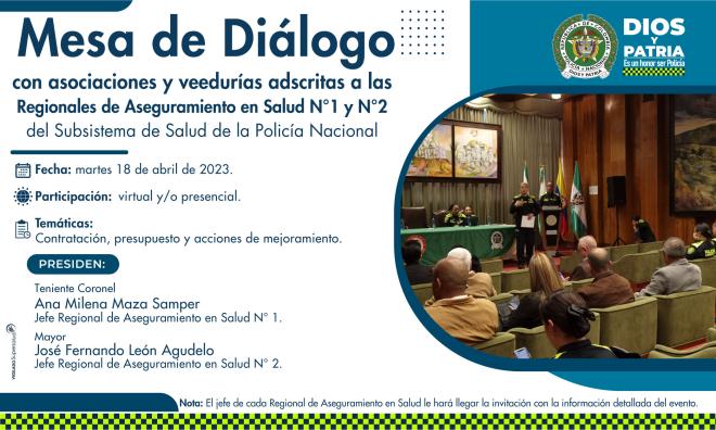 Mesa de diálogo “Un espacio de participación e interlocución con nuestros usuarios”