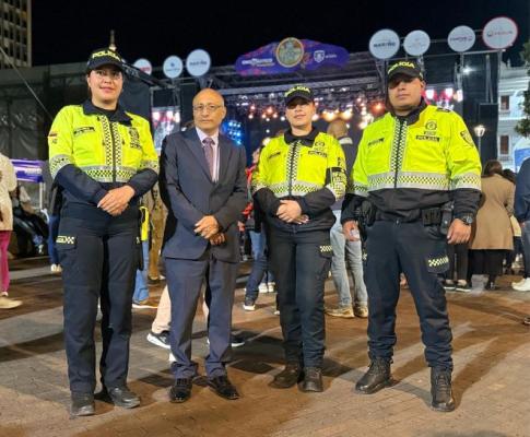 Policía Nacional garantizó la seguridad durante el Onomástico de San Juan de Pasto 2025