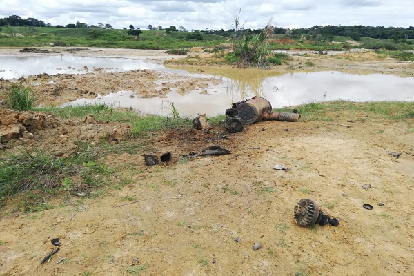 Fueron destruidos 13 motores de aspersión en el municipio de Ayapel