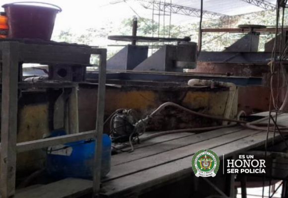 Quince capturados por minería ilegal en el Nudo de Paramillo