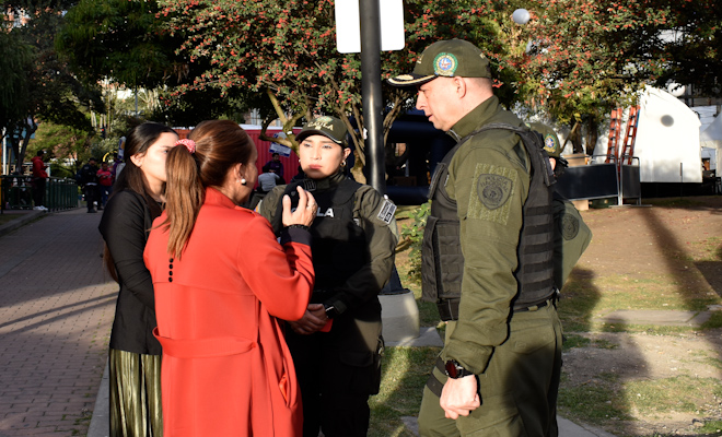 Intervención del GAULA en la zona T de Bogotá