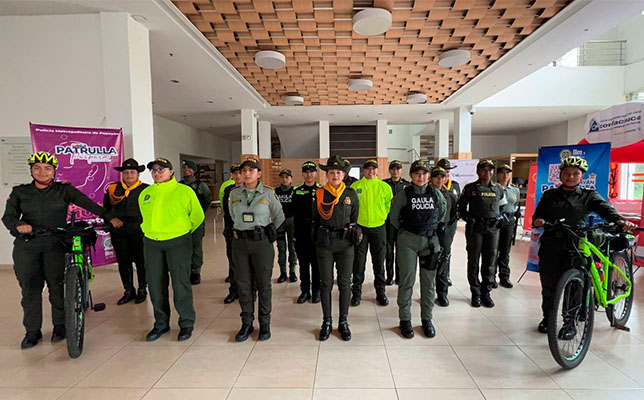 La Policía Nacional en Popayán, desplegó la estrategia de atención de violencia contra la mujer, familia y género