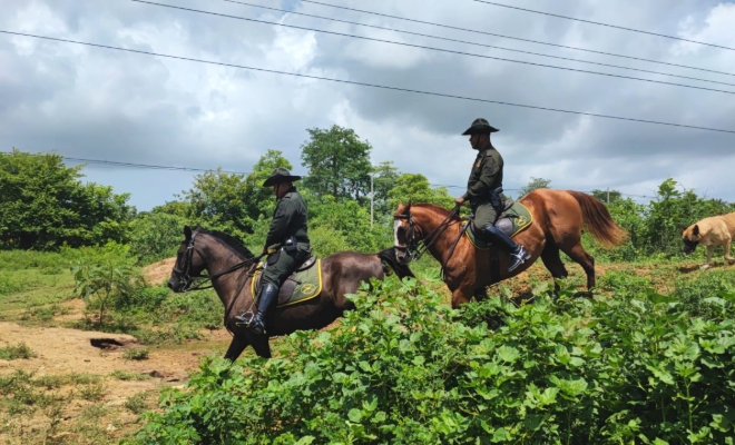 Patrullaje en fincas y zona rural