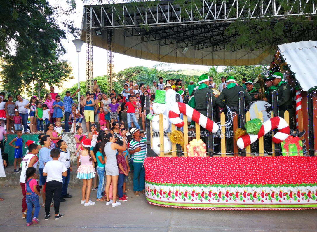 El pesebre móvil de la Policía se tomó los municipios del Huila