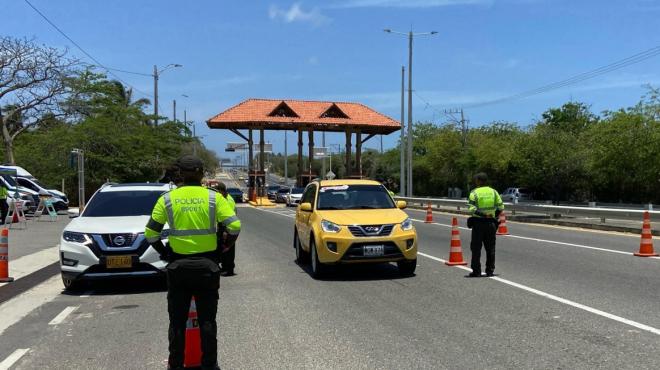 Durante la semana, ingresaron y salieron de la ciudad un total de 279.963 vehículos