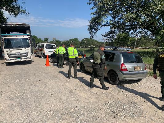 La Policía en el Putumayo dispuso todas sus capacidades institucionales para garantizar la seguridad en la vía