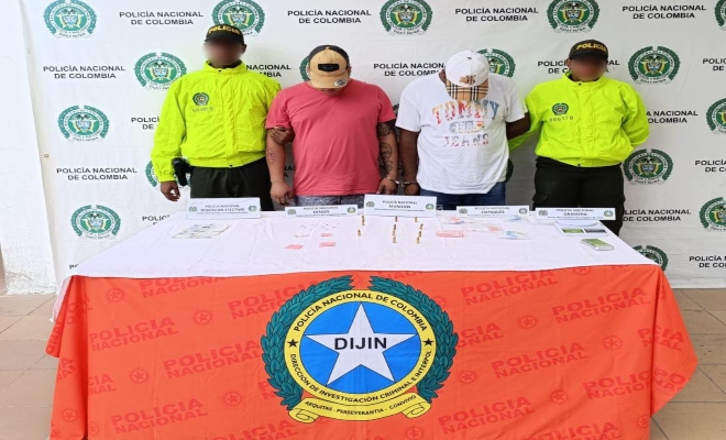 Capturados presuntos distribuidores de estupefacientes