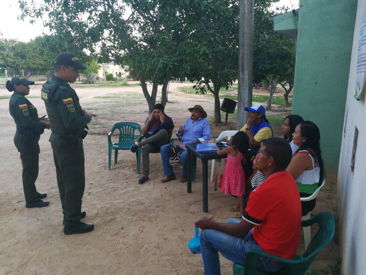 Policía área rural