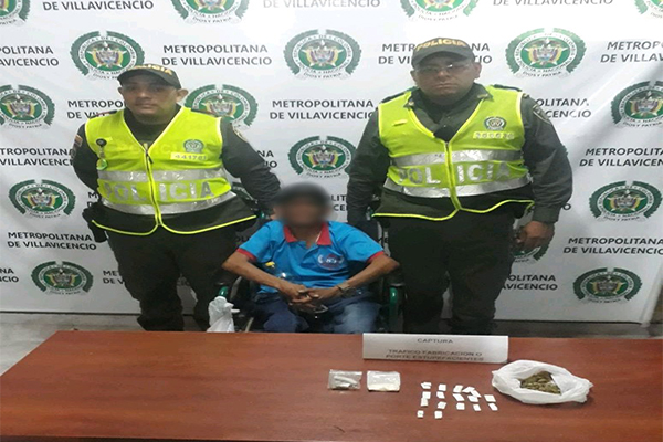 “peter” como era conocido este sujeto, utilizaba su silla de ruedas para camuflar los alucinógenos