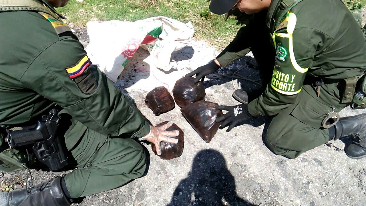Incautadas más de 4.500 dosis de bazuco y base de coca en vías de Norte de Santander