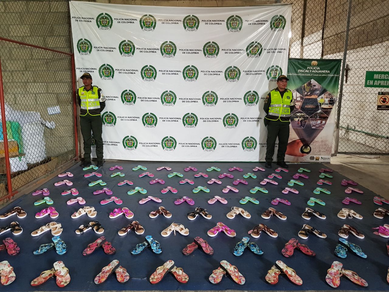 Mercancías ascienden a los 412 millones de pesos.