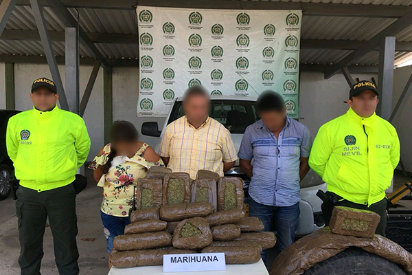 El alijo iba camuflado en el interior de una camioneta y esta avaluado en más de $22 millones de pesos