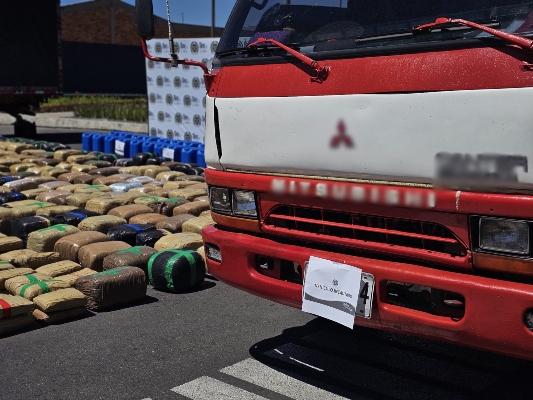 La Seccional de Tránsito y Transporte en las últimas horas logró la incautación de cerca de dos toneladas de estupefacientes