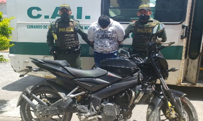 Policía capturó un hombre por hurto agravado en Villavicencio
