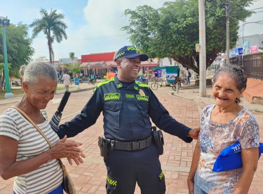 Plaza de Arjona, interactuando con nuestros adultos mayores