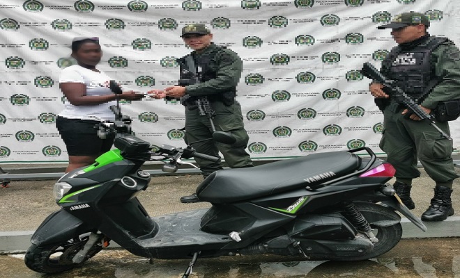 Recuperada motocicleta 