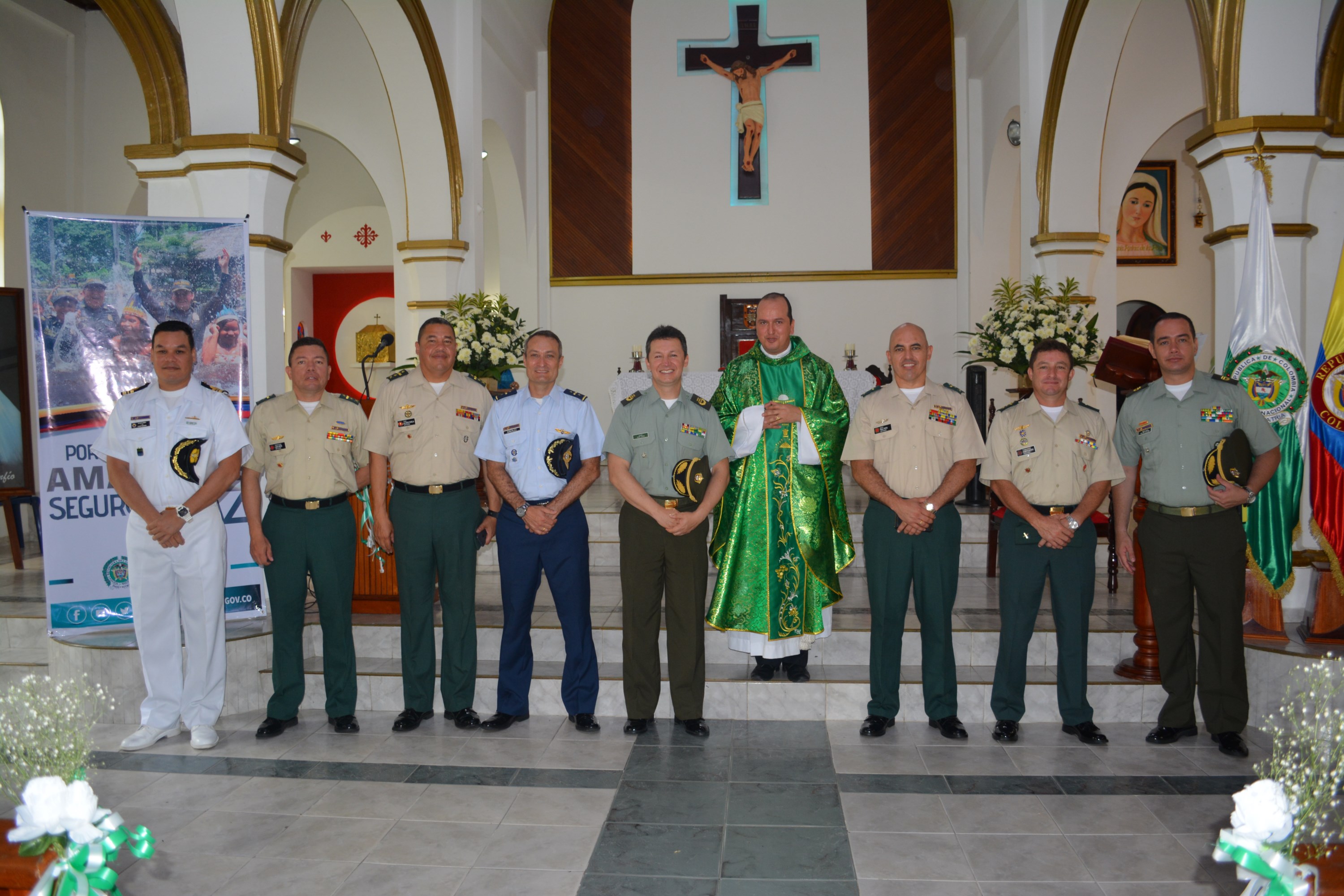Con una santa misa y ofrenda floral se celebró las efemérides 