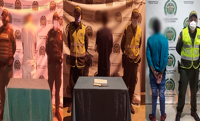 Capturados a tres sujetos en flagrancia por el delito de lesiones personales