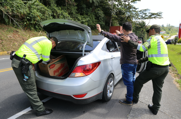 Servicio policial para garantizar la seguridad 