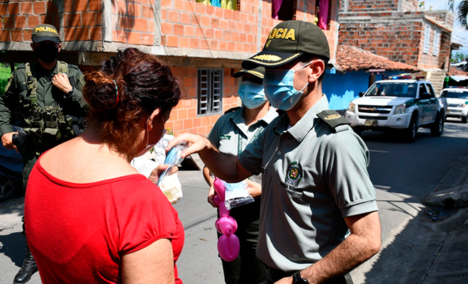 Se realizó la entrega de elementos de bioseguridad a la comunidad 