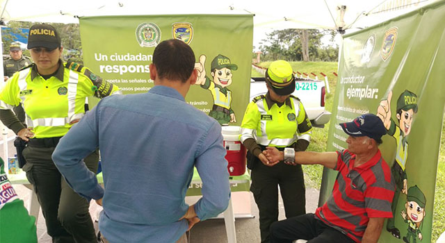 Con la implementación de "zonas de descanso"-la Policía Nacional-garantiza la seguridad vial