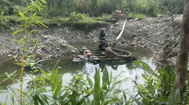 Protegiendo el medio ambiente, la Policía lleva a cabo operación contra la minería ilegal