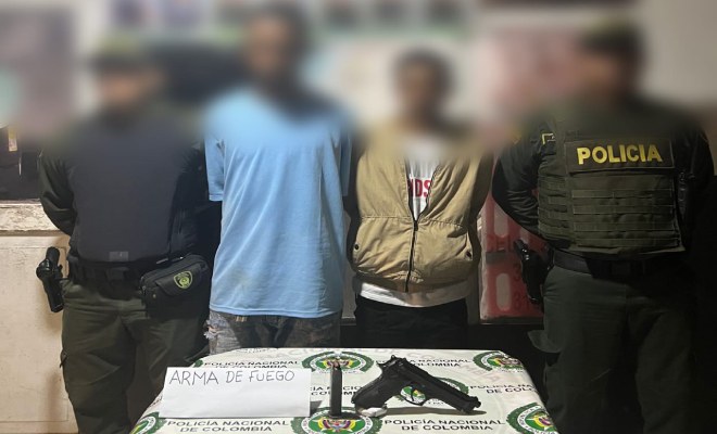 Capturados por porte ilegal