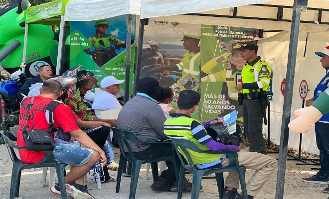 En este puente festivo de navidad, más de 90 unidades de tránsito estarán en las vías de Cartagena