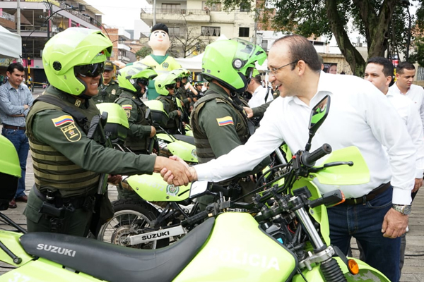 Nuevo grupo de reacción inmediata contra el hurto y el microtráfico en Itagüí