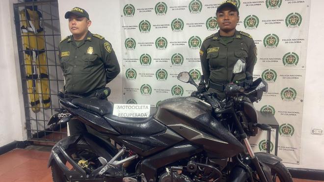 recuperación de motocicleta