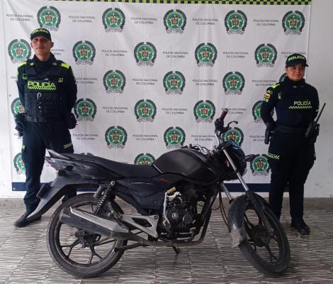 recuperación de motocicleta