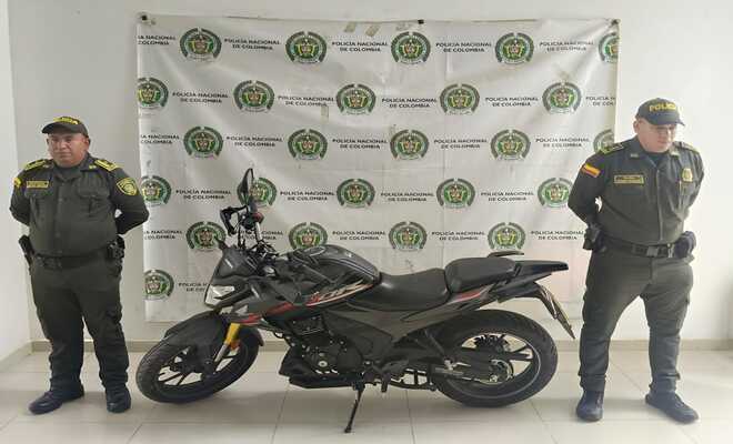 Operativo policial permitió la recuperación de una motocicleta 