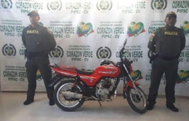 Las recuperaciones se llevaron a cabo en los municipios de Montelíbano, Chinú y Planeta Rica