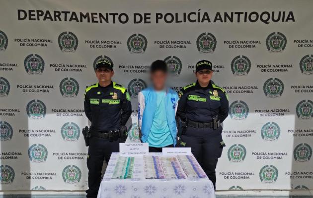 que habían sido hurtados en la Vereda La Esperanza del municipio de Marinilla