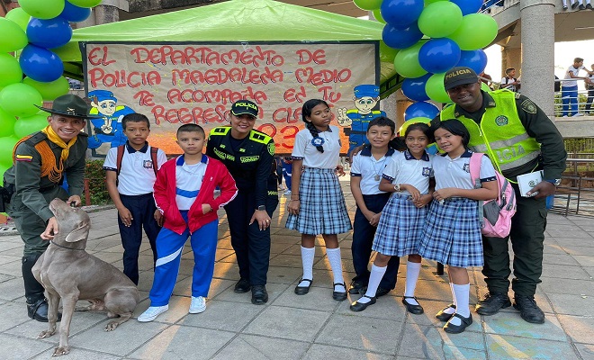 regreso a clases en los diferente planteles educativos en el magdalena medio