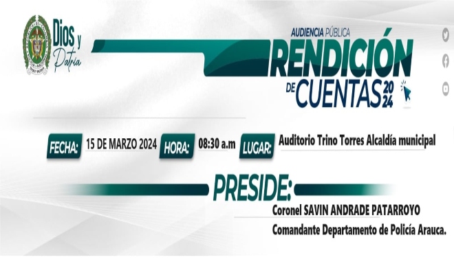 Audiencia Pública de Rendición de cuentas 2023