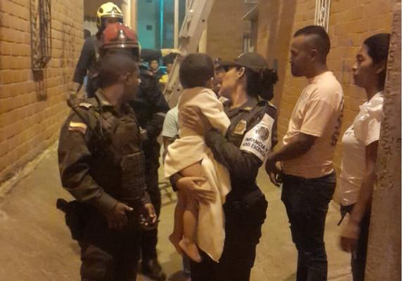 En Cali, rescatada un menor que había sido abandonado en una vivienda