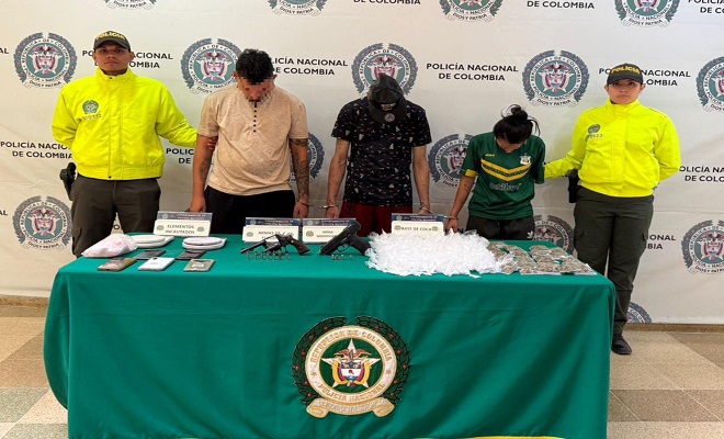 La investigación de uniformados permitió la captura de estos individuos