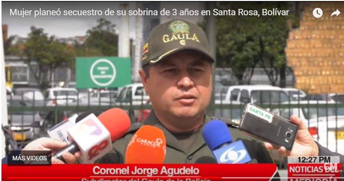 En menos de 24 horas el GAULA de la Policía logro recapturar a secuestradores