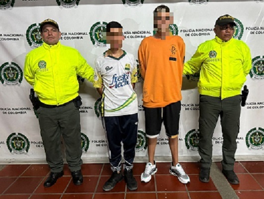 Se capturan mediante orden judicial a “Keiler” y "Jeison"